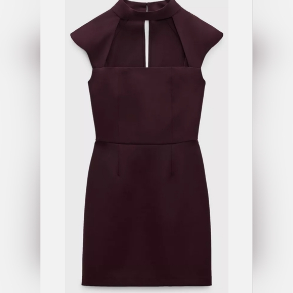 NWT Zara Choker Dress - Picture 3 of 6